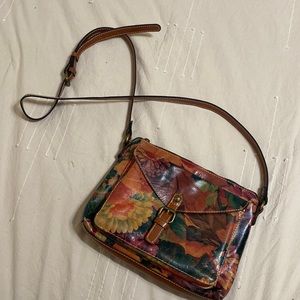 Patricia Nash Floral Leather Bag
